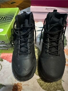 Interceptor Men's Black Lace-Up Tactical Boots